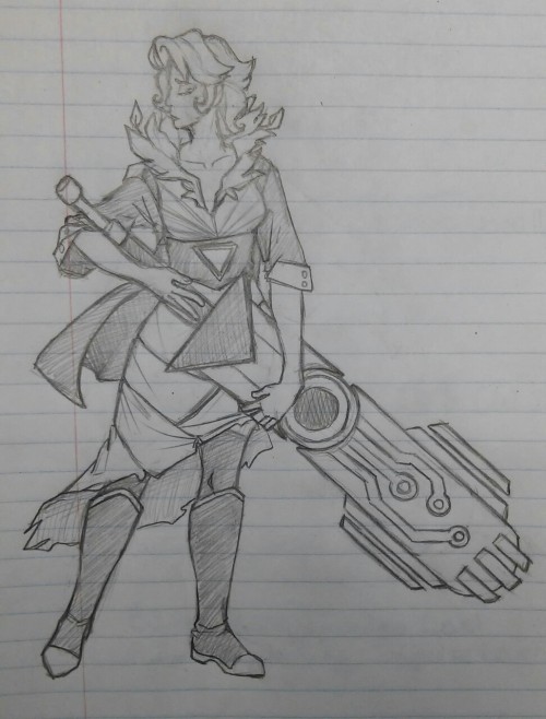 Porn Pics stelera:  I doodled Red and the Transistor