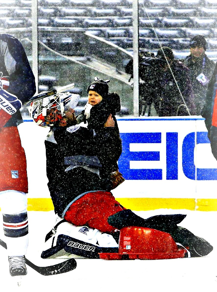 Henrik & his daughters, Charlise - Henrik Lundqvist Blog