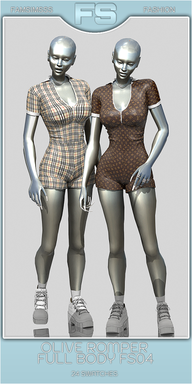 Olive Romper - Full Body FS04Download &amp; More Info Here