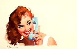 20th-century-man:  illustration by Gil Elvgren.