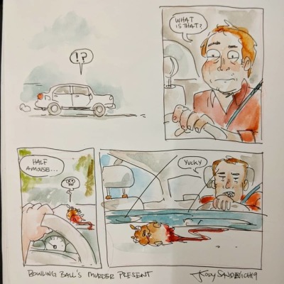 Murder presents. #comic #Autobio #comics #sketch #sketchbook #illustration #art #colorpencils #ink #drawing #doodles #draw #pen #watercolor
https://www.instagram.com/p/B3pUnT3gsGH/?igshid=smg95phtdf0r