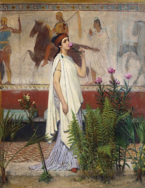 hajandrade: Sir Lawrence Alma-Tadema (English, 1836 - 1912), A Greek Woman [high res], 1869,&nb