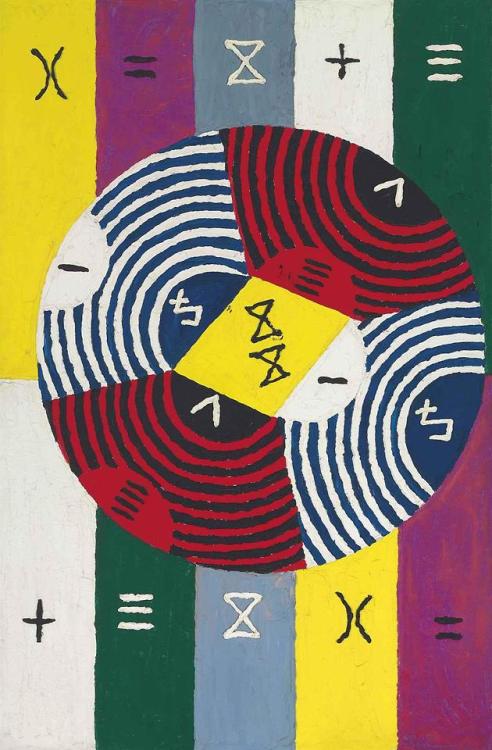 theegoist:Alfred Jensen (Guatemalan, 1903–1981) - The Positive Sure Draws The Negative (The In