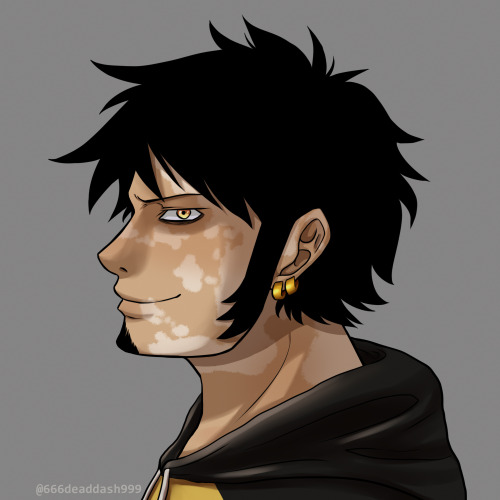 Just some of Trafalgar Law with and without vitiligo. I’m really love him!!!