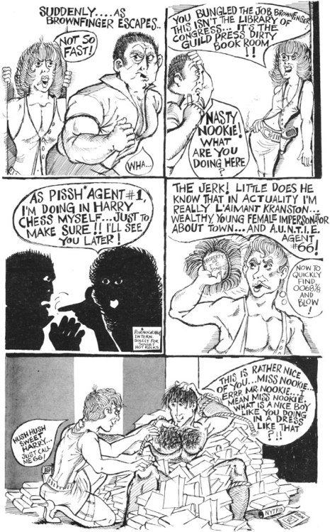 Harry Chess, That Man From A.U.N.T.I.E. 11 - drawn by A. Jay for Drum magazine in the mid 60s. Here 