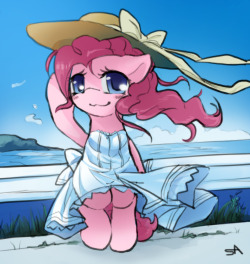 thepinkling:  I wonder if anyone if anyone knows what this is based off of.  Pretty Pinkie~ :3