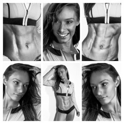 sexygymchicks:  @pia_ariana: #abs #shoot #emilyskye #bnw #fitnessphysiques