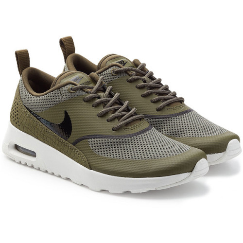 Nike Air Max Thea Textured Sneakers ❤ liked on Polyvore (see more nike footwears)