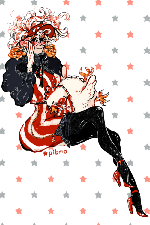 pibmo: ~ fast food idols ~ ⭐⭐ 5x7 collectable postcard prints available here!