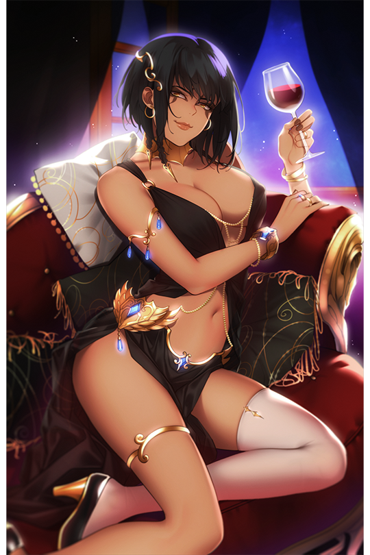 a-titty-ninja: 「Aisha」 by Eventh7 ๑ Permission to reprint was given by the