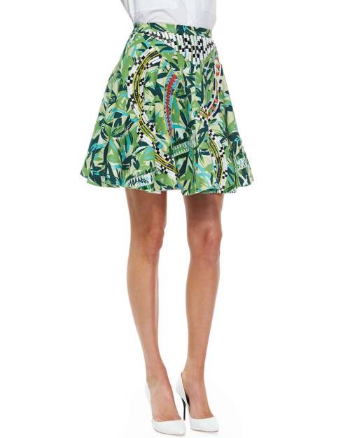 Ray Beaded Floral-Print SkirtSee what&rsquo;s on sale from Cusp on Wantering.