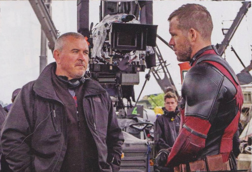 Tim Miller and Ryan Reynolds while making Deadpool (2016)