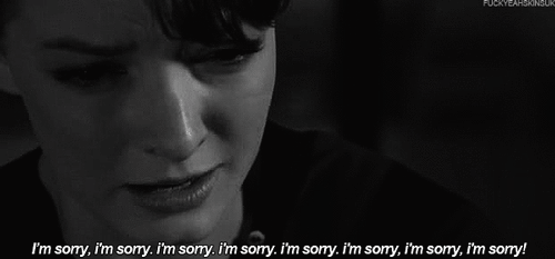 I&rsquo;m sorry | via Tumblr on We Heart It. https://weheartit.com/entry/77464240/via/XandraRobin