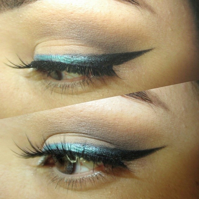 makeuploveart:  Another ombré liner  IG:Makeuploveart