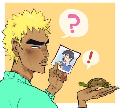 aromantickinjou:  lbr Fukutomi probably asks for Turtle’s opinions on everything……. He is a turtle after all, and turtles know a lot of things. 