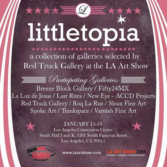 If you’re in LA this week be sure to check out my work with Thinkspace Gallery at the LA Art Show!