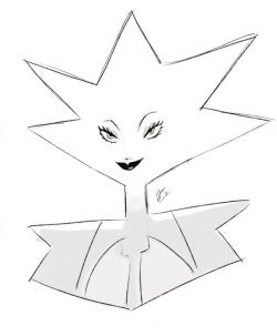 padeliciouss:  a quick sketch of white diamond