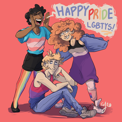 I forgot to post this here! It’s been ages since I did an Inhibit drawing for Pride, and I was asked