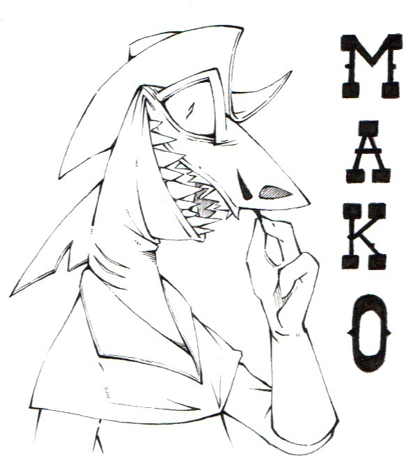 sleipnnir:  Mako doodle :) Would like to make something more of it at some point.