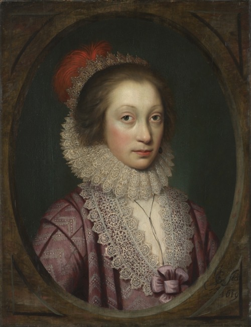 Portrait of a Woman, possibly Elizabeth Boothby, Cornelis Jonson , 1619, Cleveland Museum of Art: Eu