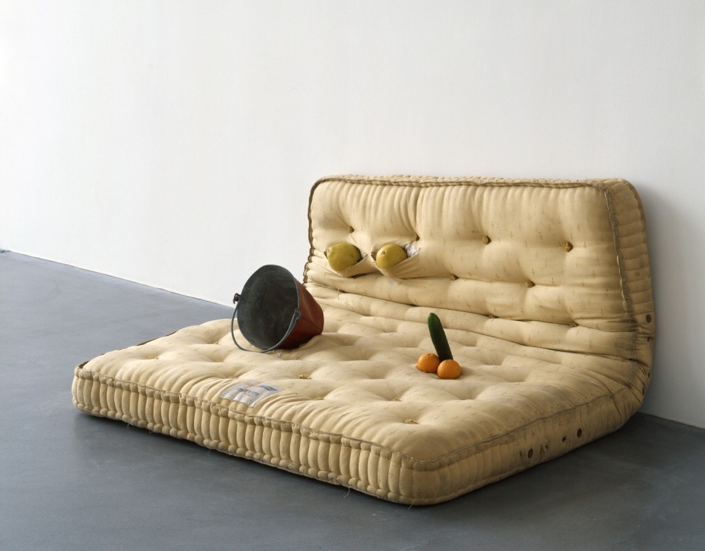 taylor-ruth:  Mattress mood: Sarah Lucas / Rachel whiteread / Tracey Emin / Guillermo