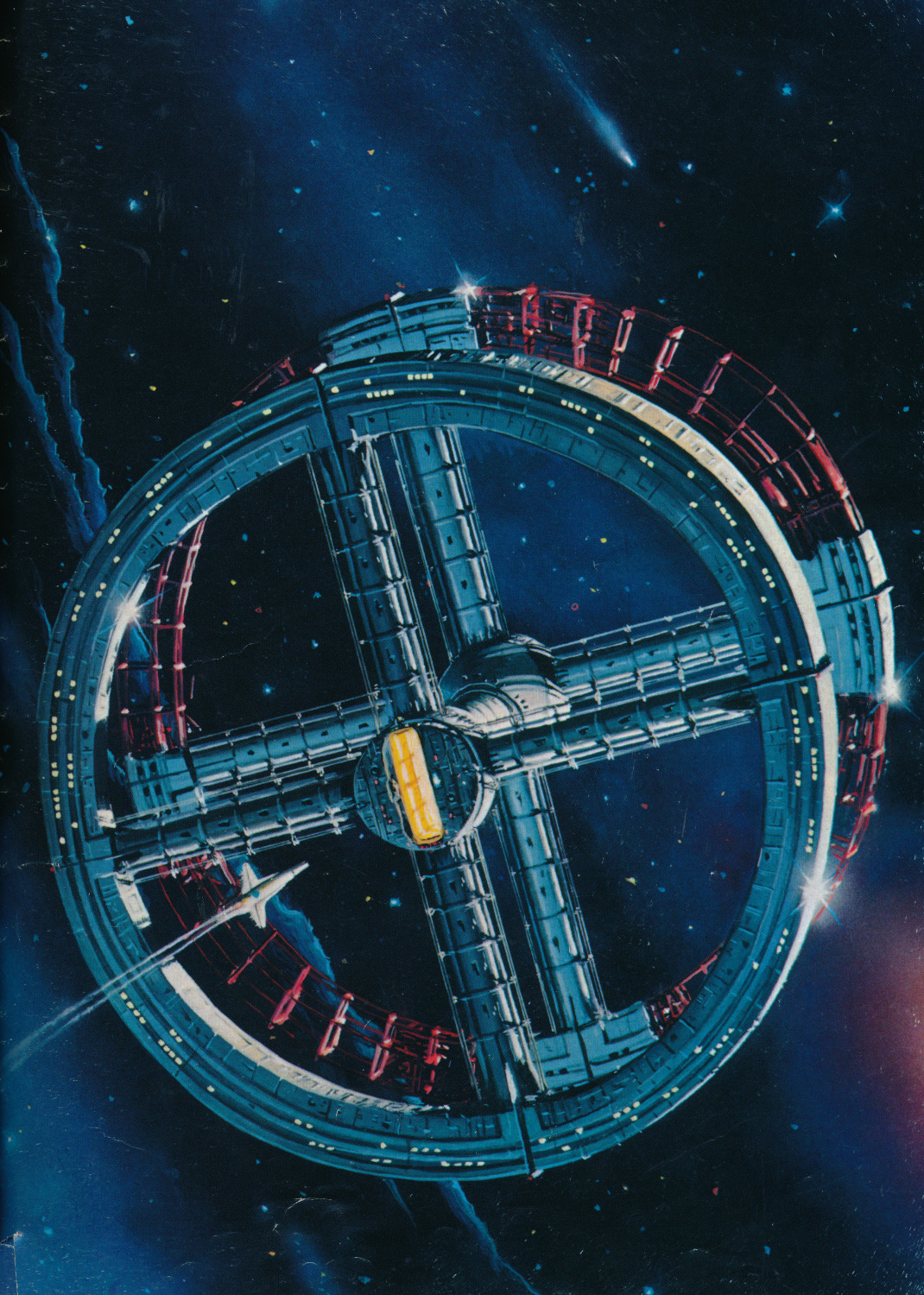 martinlkennedy: Beautiful Peter Elson artwork for the 1976 Arrow Books reprint of