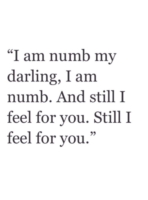 numb quotes