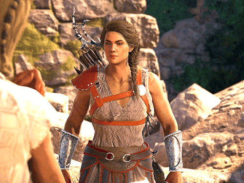 Kassandra The Eagle Bearer Knows How Effortlessly Cool She Is