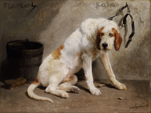 artistsanimals:Title: Barbaro After the HuntArtist: Marie-Rosalie Bonheur (Rosa Bonheur)Origin: Fren