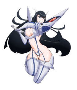 Grimphantom:  Udragoon:  Colored Version Of Satsuki Kiryuin. Definitely Good Color