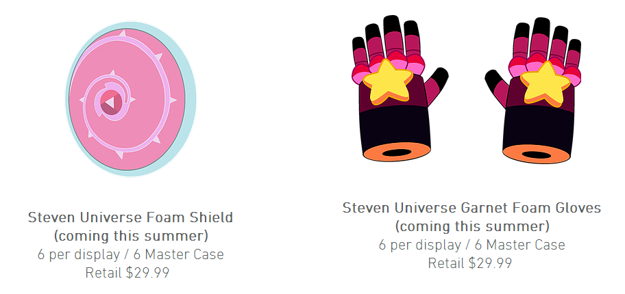 drtepig:  cym70:  Found a bunch of listings for the Steven Universe merch that got