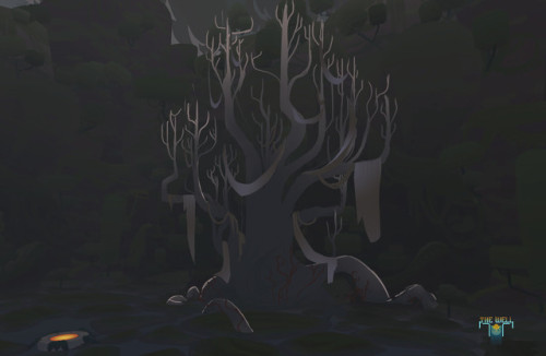 thecollectibles:    Concept art for The Well by Daniel Stultz
