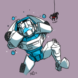 laminatedduck:  So…I told my friend recently about MTMTE, which is my favourite Transformers comic ever (may actually be my most favourite comic so far too) and I felt compelled to draw fanart, and who else would be better to start with than with little