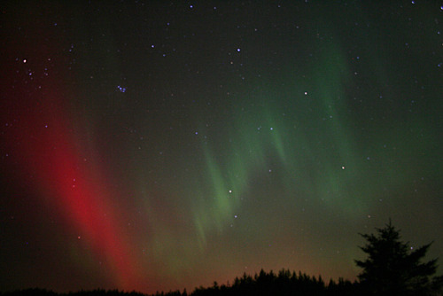 Aurora Borealis from Gallows Hill, Speyside