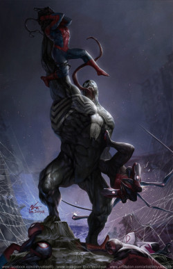imthenic:   Venom vs Spider-verse  by  InHyuk