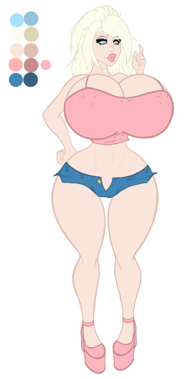 ryu-machinae:  Here’s another preview of the sequence first panel, cleaned and finalized the lines and colors, with the palette included ^^  Nice dude…..she looks great😁😁