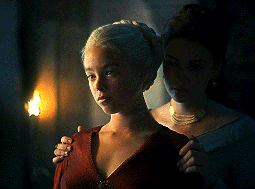 RHAENYRA TARGARYEN And ALICENT HIGHTOWERHOUSE OF THE DRAGON Season One (2022)