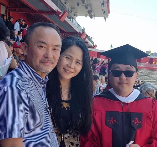 Proude of my son Seongkon #rusas2019 #kimseongkon #rutgers #rutgersuniversity (Rutgers Stadium에서) ht