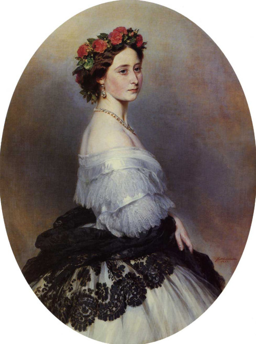 franz-xaver-winterhalter: Princes Alice of England, 1861, Franz Xaver WinterhalterMedium: oil,canvas