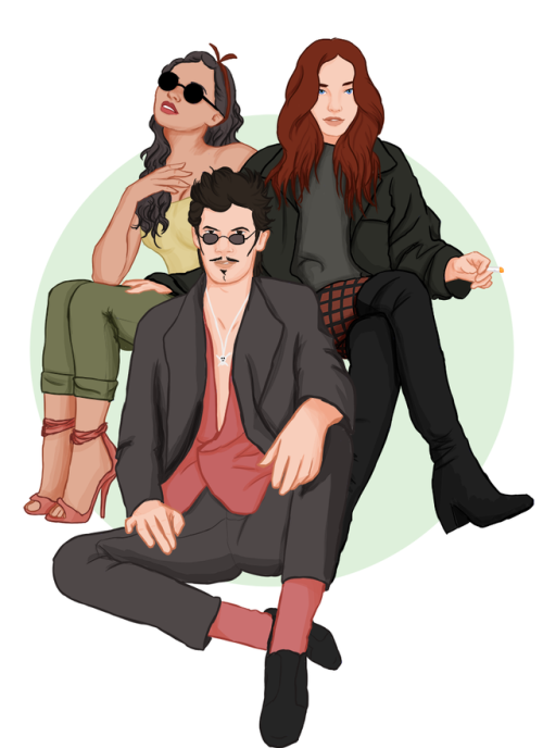 ohnoballoons:modern day max/anne/jack [print + cases + stickers] | [support me]