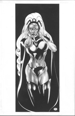 superheropinups:  Storm by Michael Bair