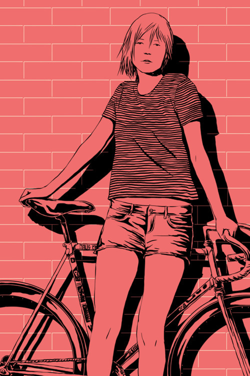 artforadults:  artforadults: ffffixas, fixed gear bikes illustrations, again by Adams