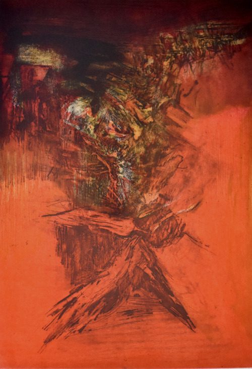 Zao Wou-Ki Composition I, from: Canto Pisan, 1972