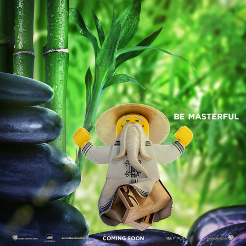 Master your feelings like Master Wu . #LEGONINJAGOMovie