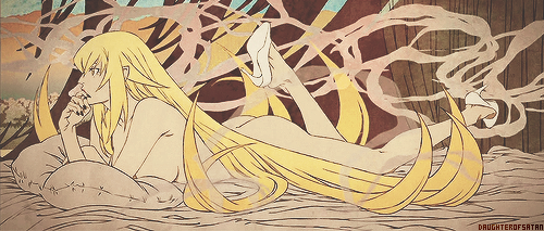 daughterofsatan:  The monogatari of the first servant of the Devourer of Appearances