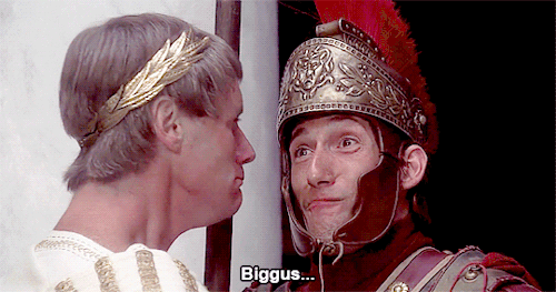 babeimgonnaleaveu:“When Michael Palin as Pontius Pilate addressed the soldiers daring them to laugh,