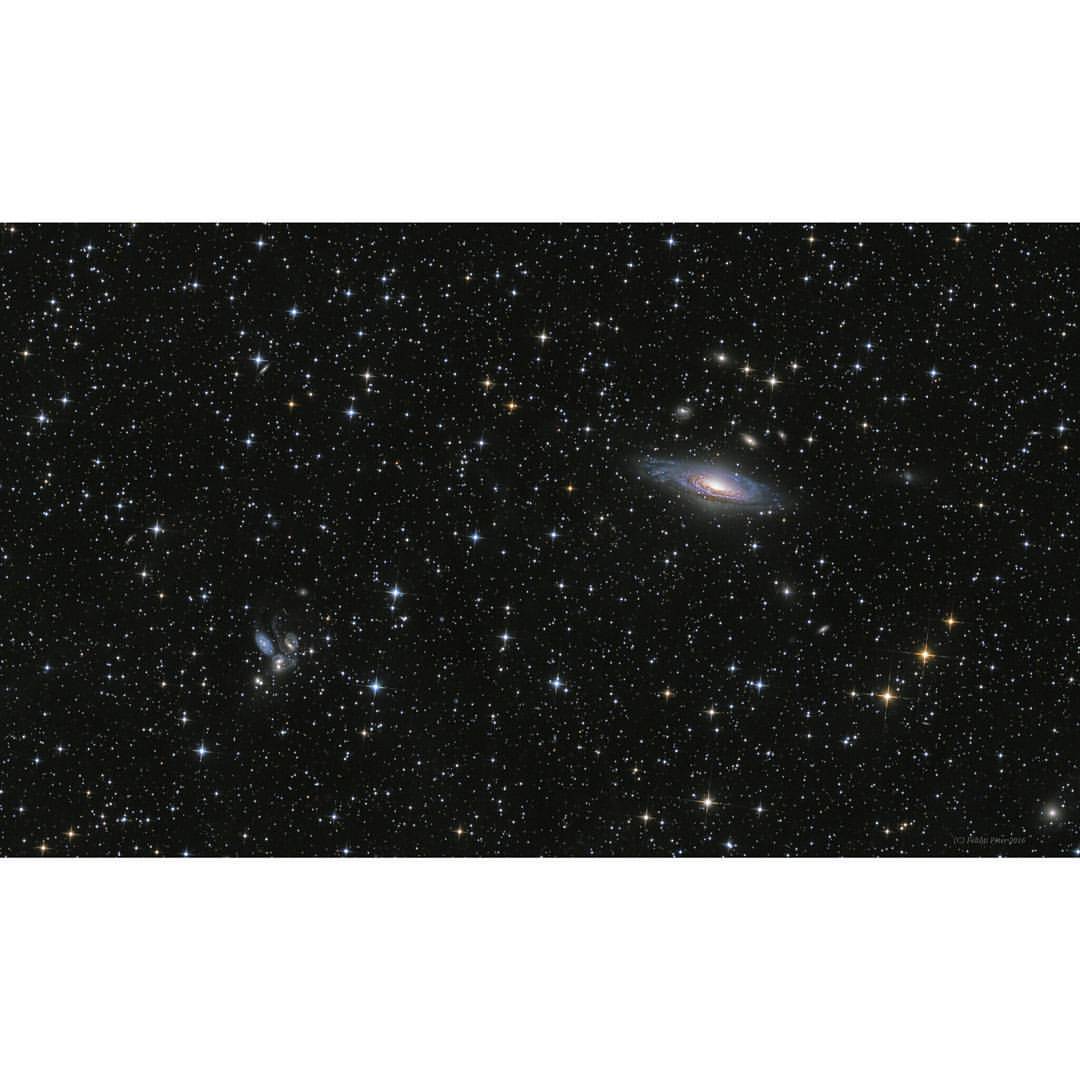 Galaxies in Pegasus #nasa #apod #galaxy #ngc7331 #galaxies #constellation #pegasus