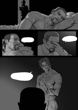 fancymememe:  Wait… I didn’‘t post this before… I did this in July, and due to many reasons I didn’t finish it and I won’t want to finish it, so as you see those are just raw sketches.anyway, I been told about the mccreaper/mcreyes week so