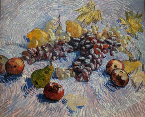 Vincent van Gogh - Grapes, Lemons, Pears, and Apples (1887)