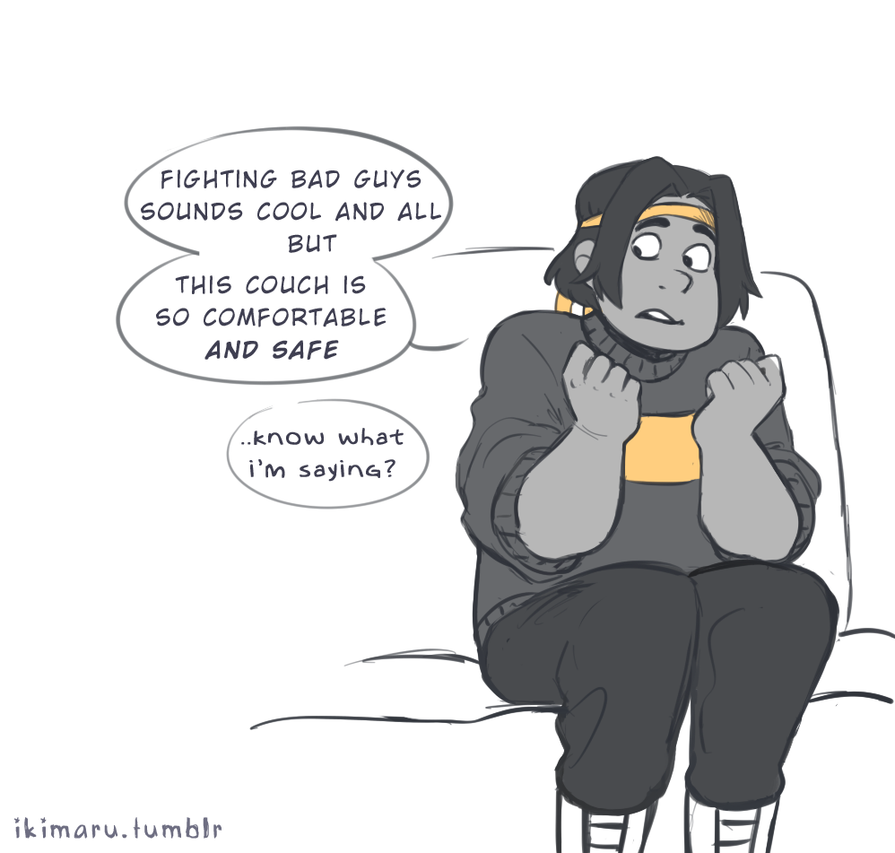 ikimaru: based on the suggestion from the other day for a mini vld/BH6 au! 8′)